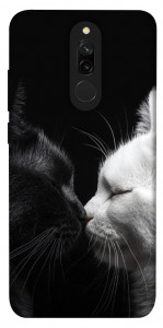 Чохол Black and white cats для Xiaomi Redmi 8