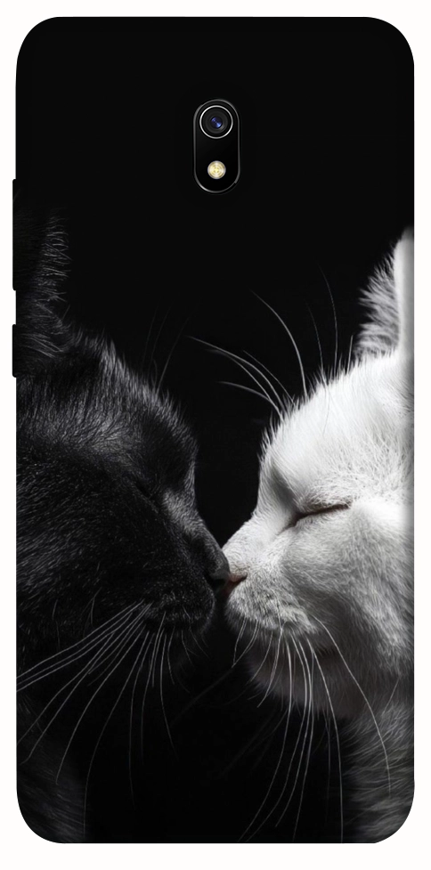 Чехол Black and white cats для Xiaomi Redmi 8a