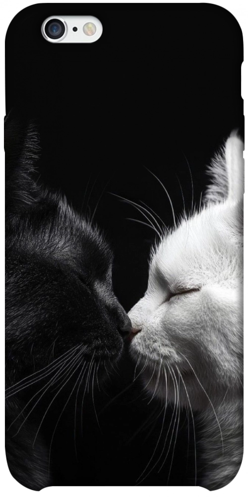 Чехол Black and white cats для iPhone 6S Plus