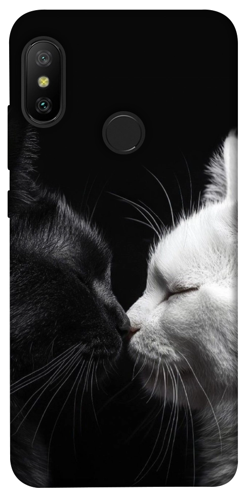 Чехол Black and white cats для Xiaomi Redmi 6 Pro