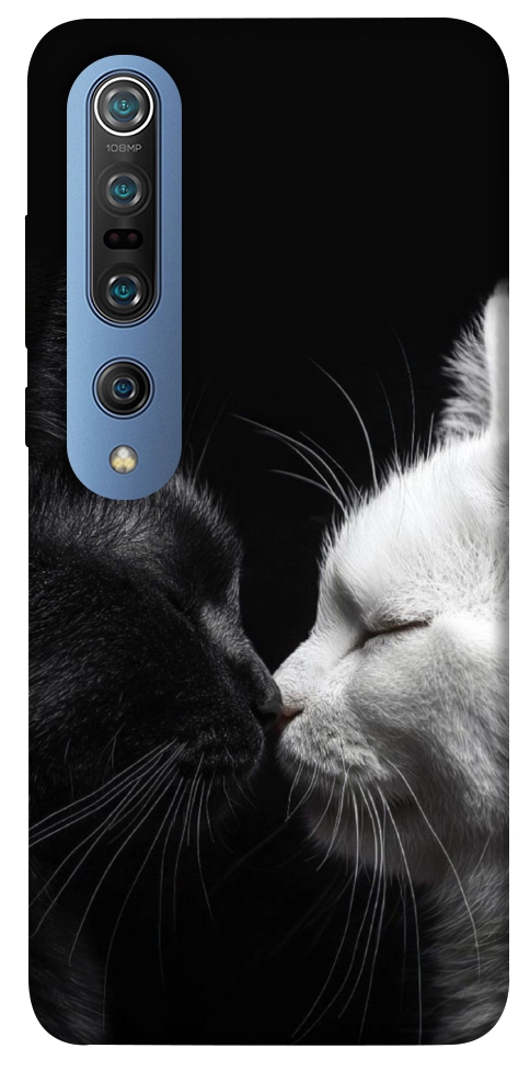 Чехол Black and white cats для Xiaomi Mi 10