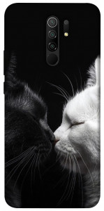 Чохол Black and white cats для Xiaomi Redmi 9