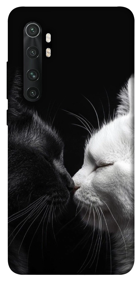 Чохол Black and white cats для Xiaomi Mi Note 10 Lite