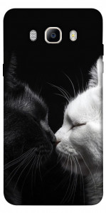 Чехол Black and white cats для Galaxy J7 (2016)