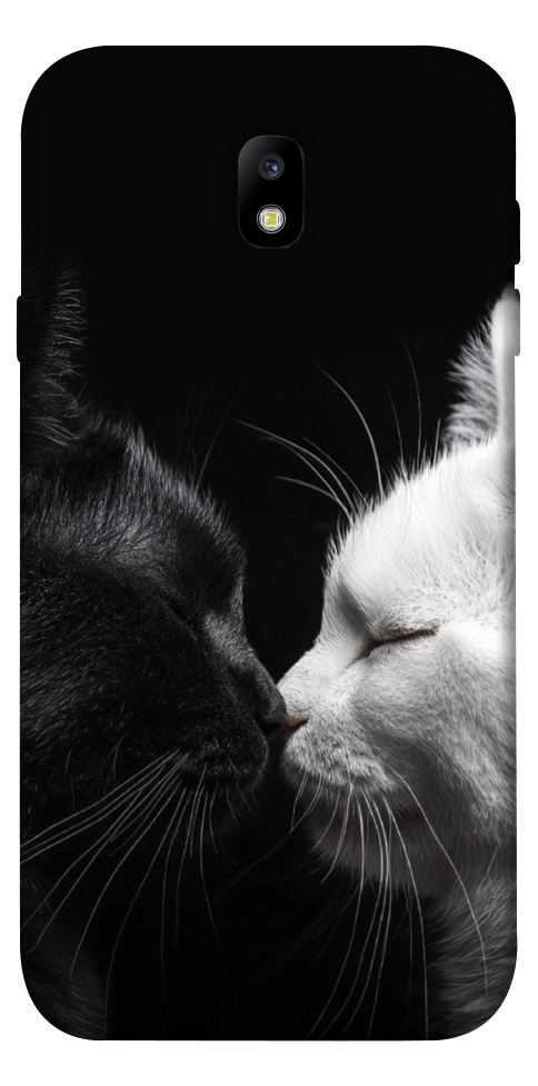Чехол Black and white cats для Galaxy J7 (2017)