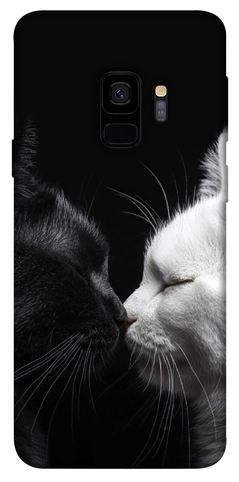 Чехол Black and white cats для Galaxy S9