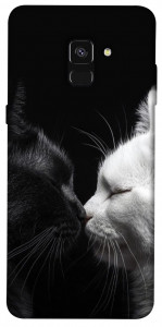 Чохол Black and white cats для Galaxy A8 (2018)