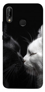 Чехол Black and white cats для Huawei P20 Lite