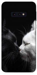 Чохол Black and white cats для Galaxy S10e
