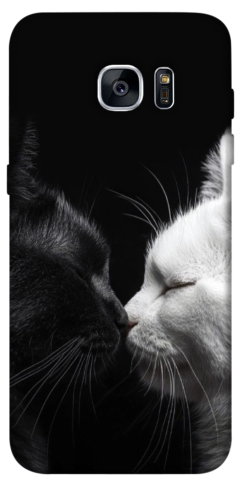 Чохол Black and white cats для Galaxy S7 Edge