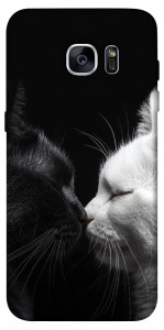 Чохол Black and white cats для Galaxy S7 Edge