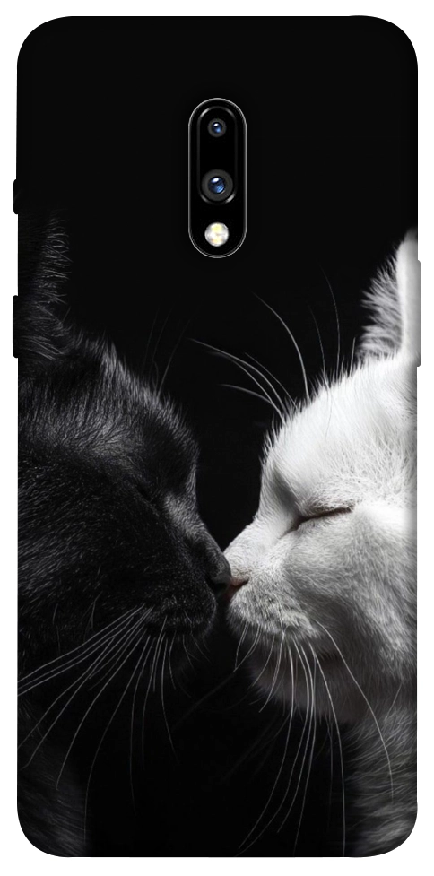 Чехол Black and white cats для OnePlus 7