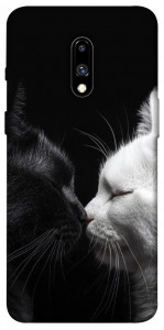 Чехол Black and white cats для OnePlus 7