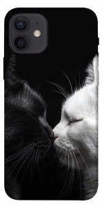 Чехол Black and white cats для iPhone 12