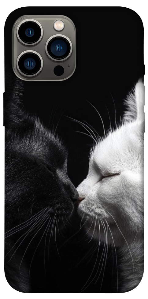 Чохол Black and white cats для iPhone 12 Pro Max