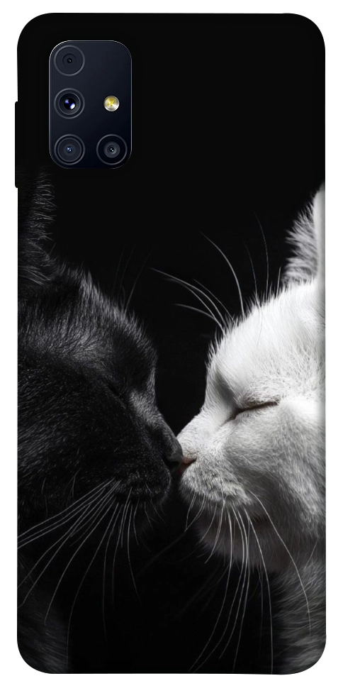 Чохол Black and white cats для Galaxy M31s