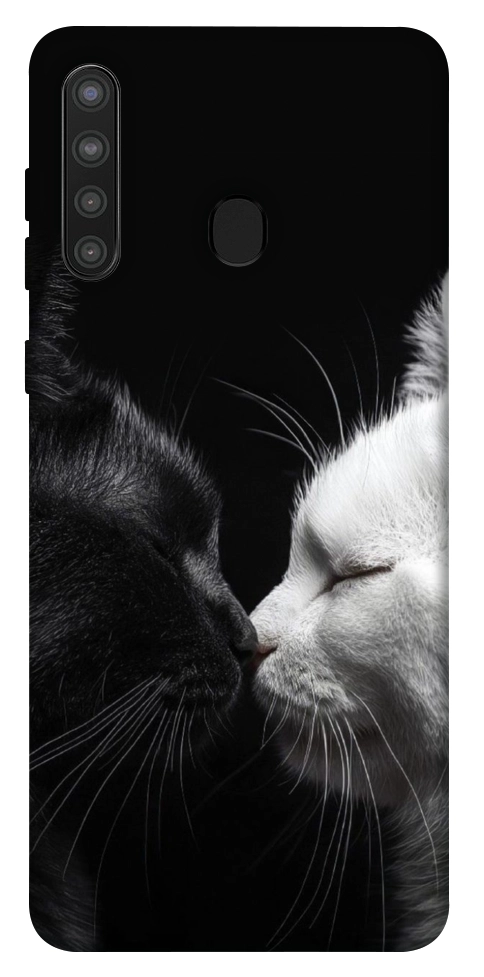 Чехол Black and white cats для Galaxy A21