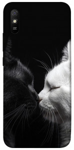 Чохол Black and white cats для Xiaomi Redmi 9A