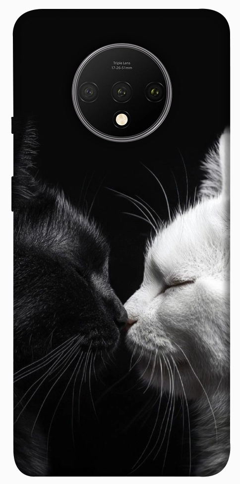 Чехол Black and white cats для OnePlus 7T