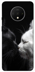 Чехол Black and white cats для OnePlus 7T