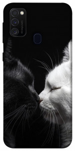 Чохол Black and white cats для Samsung Galaxy M30s﻿