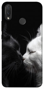 Чехол Black and white cats для Huawei Nova 3i