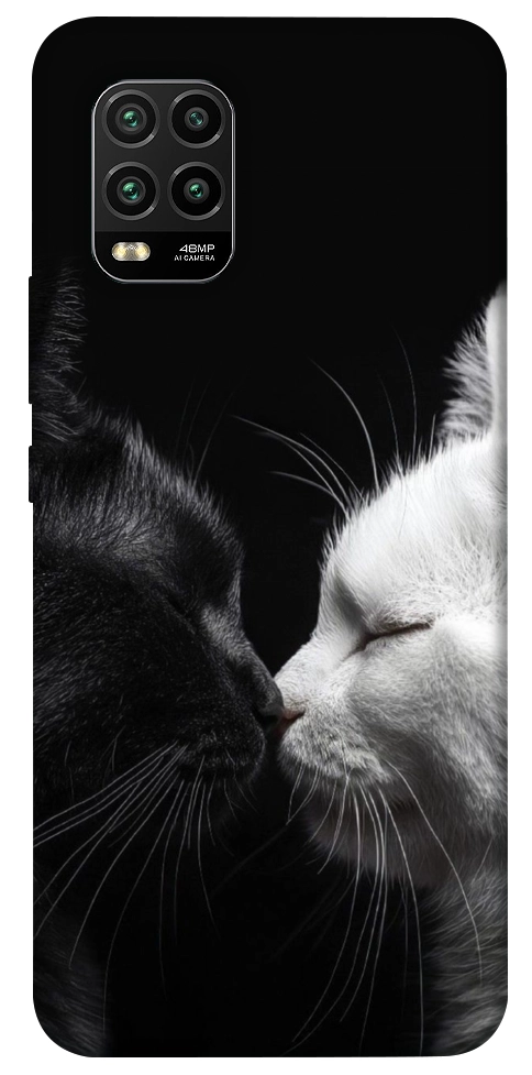 Чехол Black and white cats для Xiaomi Mi 10 Lite