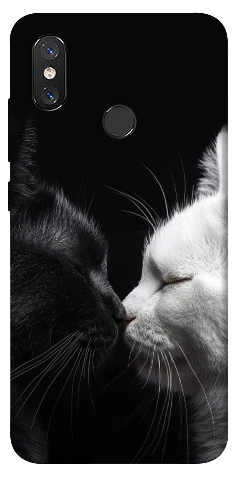 Чохол Black and white cats для Xiaomi Mi 8