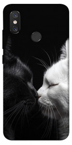 Чохол Black and white cats для Xiaomi Mi 8