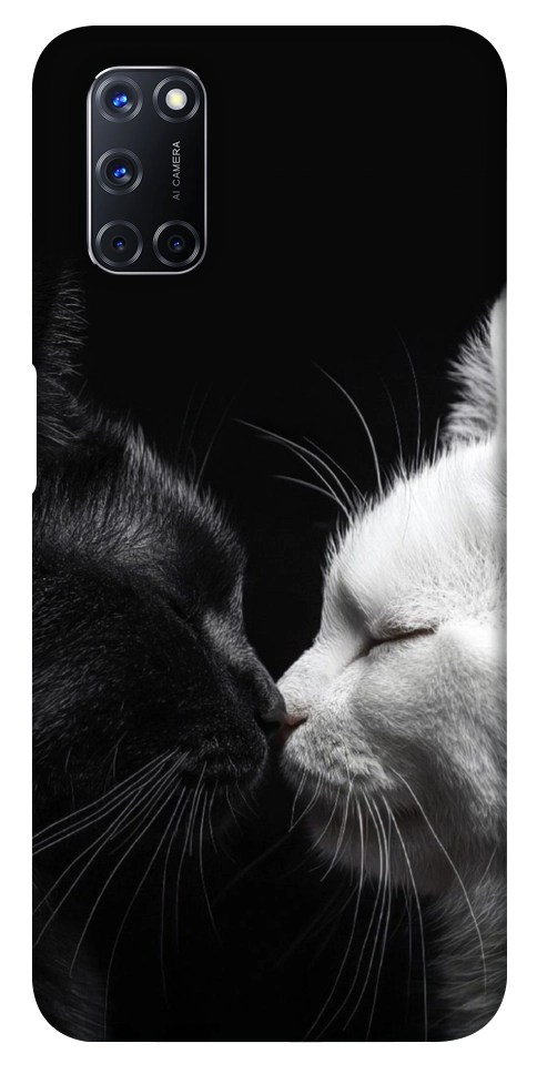 Чехол Black and white cats для Oppo A92