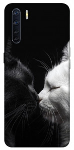 Чехол Black and white cats для Oppo A91