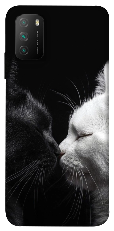 Чехол Black and white cats для Xiaomi Poco M3