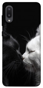 Чохол Black and white cats для Galaxy A02