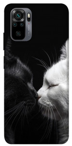Чехол Black and white cats для Xiaomi Redmi Note 10