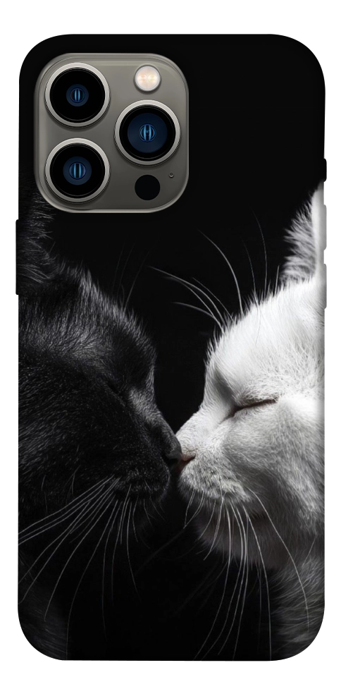 Чехол Black and white cats для iPhone 13 Pro