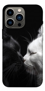 Чохол Black and white cats для iPhone 13 Pro