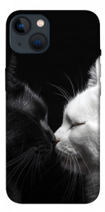 Чехол Black and white cats для iPhone 13