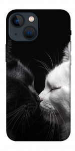 Чехол Black and white cats для iPhone 13 mini