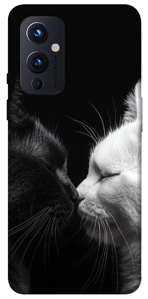 Чохол Black and white cats для OnePlus 9
