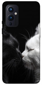 Чохол Black and white cats для OnePlus 9
