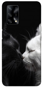 Чехол Black and white cats для Oppo A74 4G
