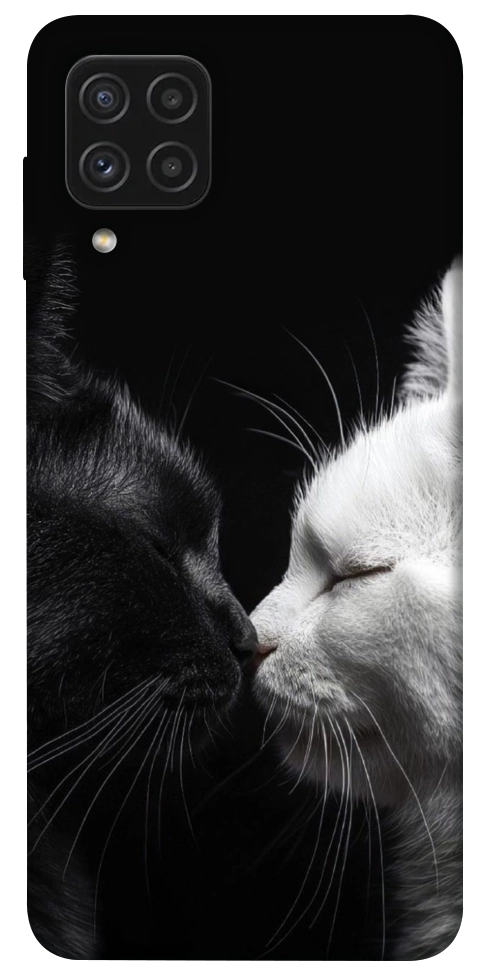 Чехол Black and white cats для Galaxy A22 4G