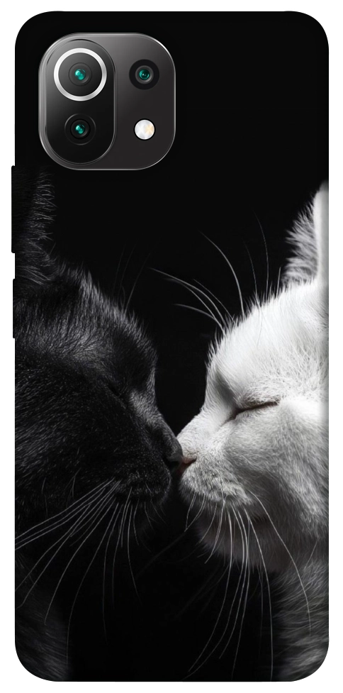 Чехол Black and white cats для Xiaomi Mi 11 Lite