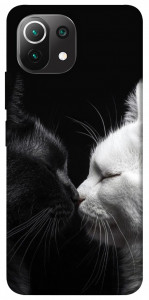 Чохол Black and white cats для Xiaomi Mi 11 Lite
