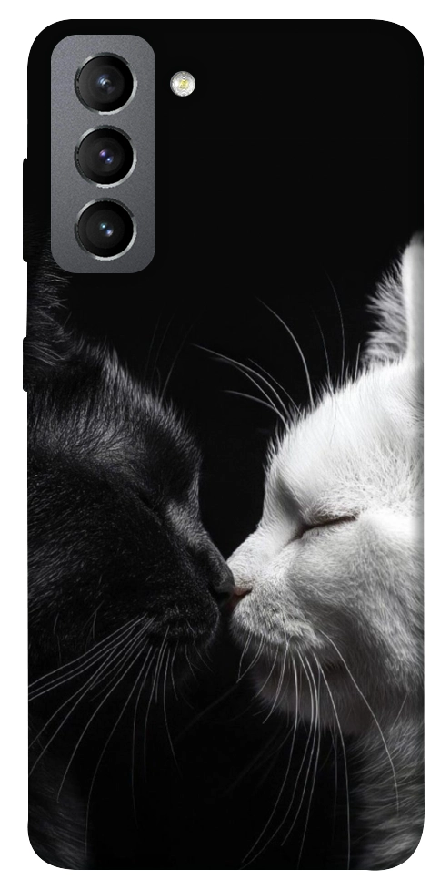 Чехол Black and white cats для Galaxy S21 FE