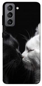 Чехол Black and white cats для Galaxy S21 FE
