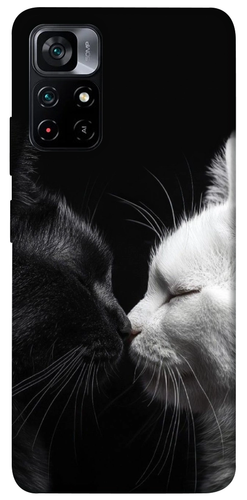 Чохол Black and white cats для Xiaomi Poco M4 Pro 5G