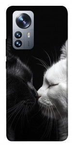Чехол Black and white cats для Xiaomi 12