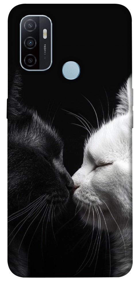 Чехол Black and white cats для Oppo A32