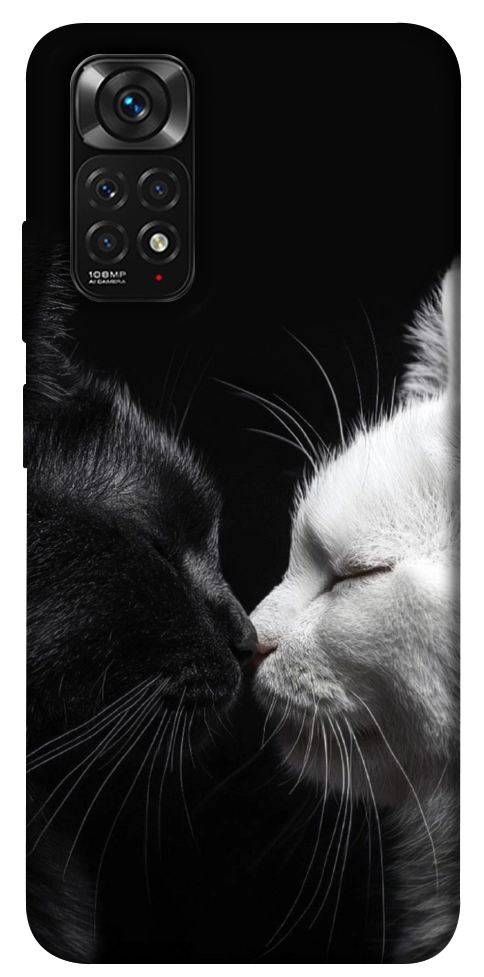 Чехол Black and white cats для Xiaomi Redmi Note 11 (Global)